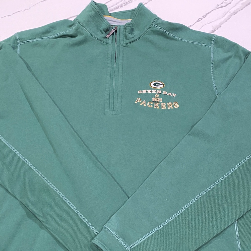 Green Bay Packers Tommy Bahama 1/4 Zip XL 1921